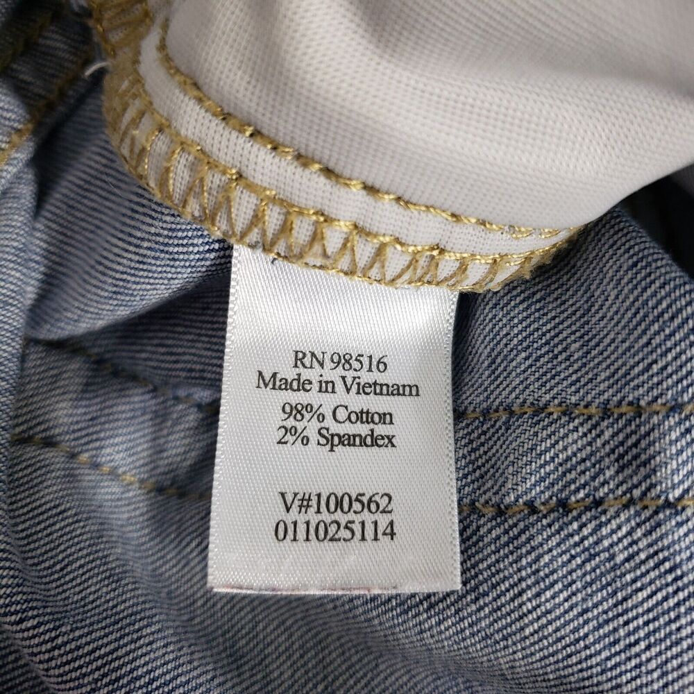 Coldwater Creek Womens Jeans Size 6 Blue Mid Rise Bootcut Leg Denim Medium Wash - Picture 10 of 11